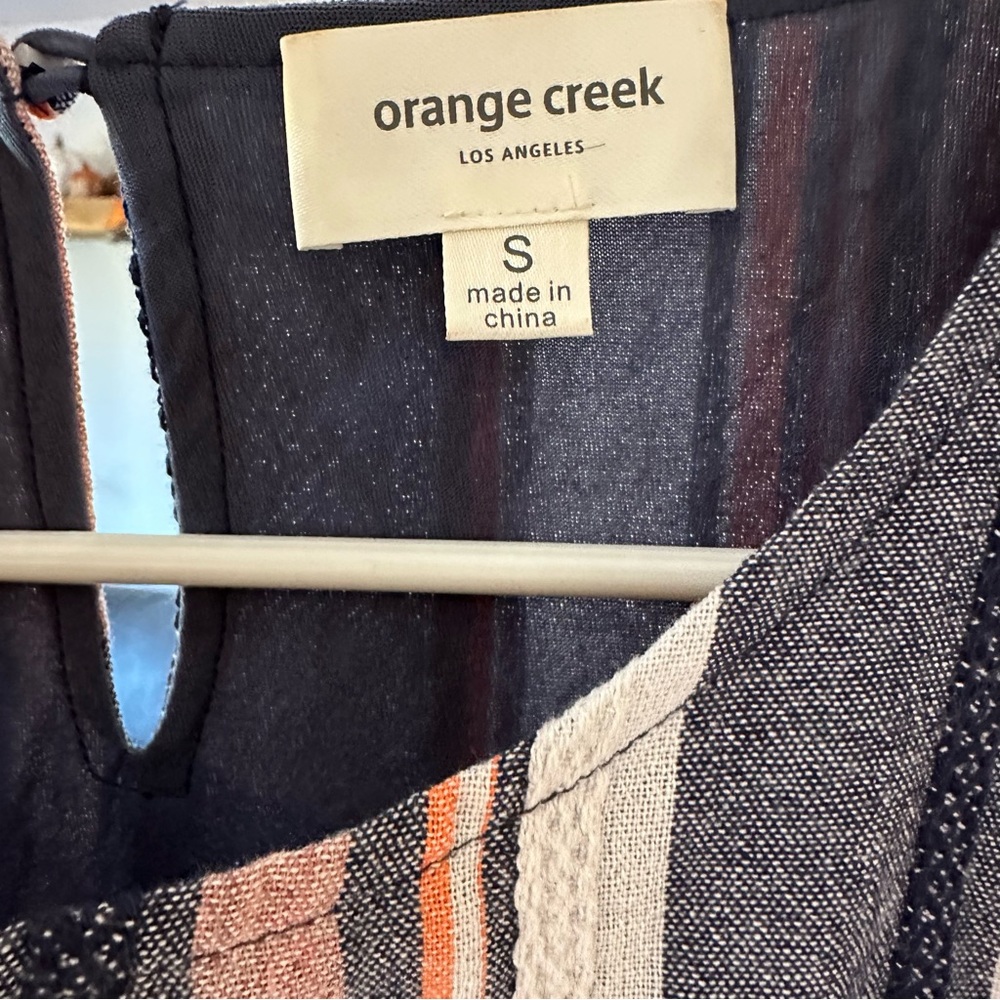 Orange Creek Multicolor Striped Blouse - Picture 9 of 11